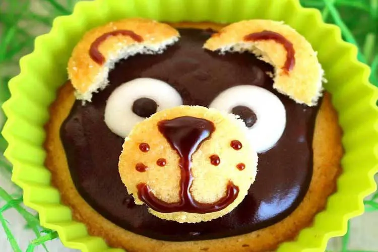Cupcake for kids, Bears