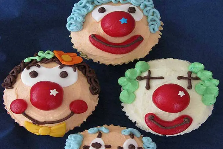 Cupcake for kids, Clown