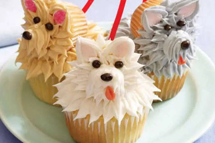 Cupcakes for kids, Dogs