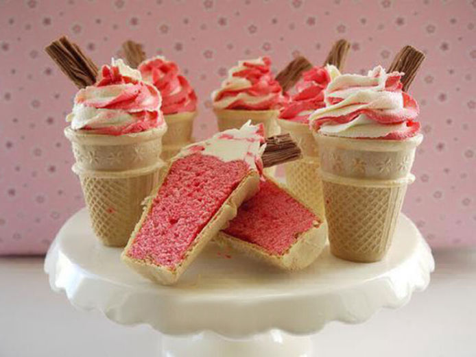 How to make Ice Cream cupcakes 