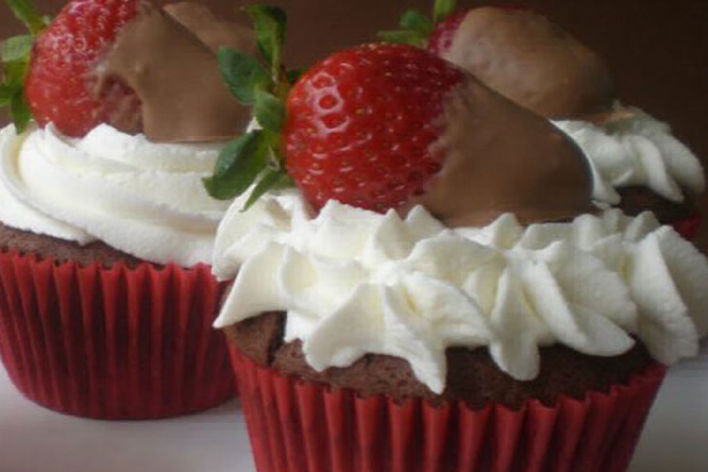 How to make Strawberry cupcakes 