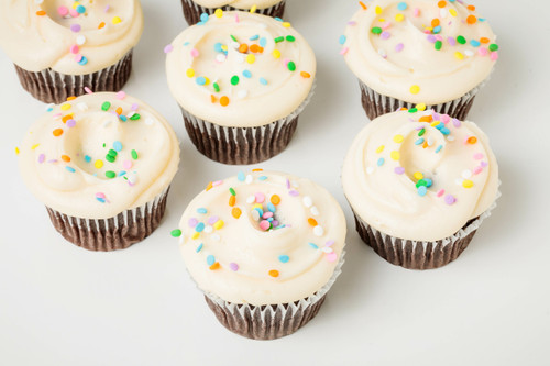 Chocolate Vanilla Cupcake view 3