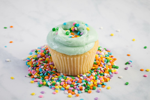 Vanilla Blue Cupcake view 5