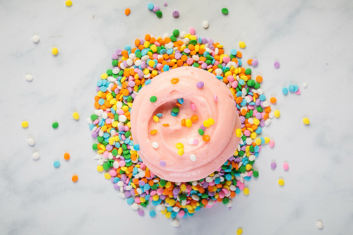 Vanilla Pink Cupcake view 4