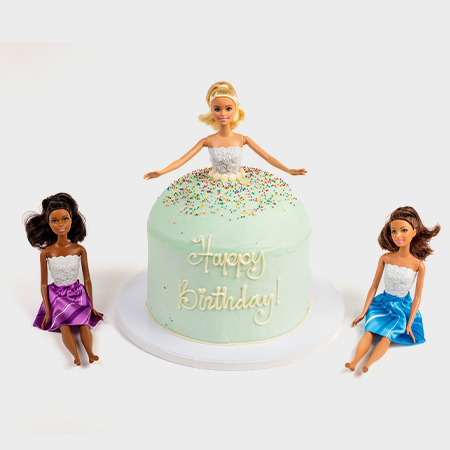 Sprinkle Barbie Cake