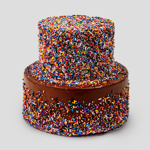 Festive 2 Tier Cake view 1