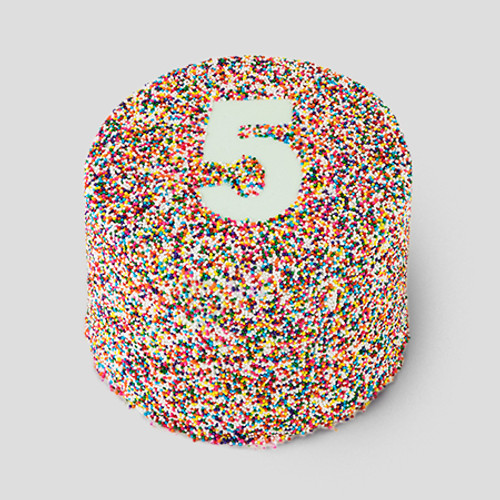 Rainbow Sprinkle Cake view 1