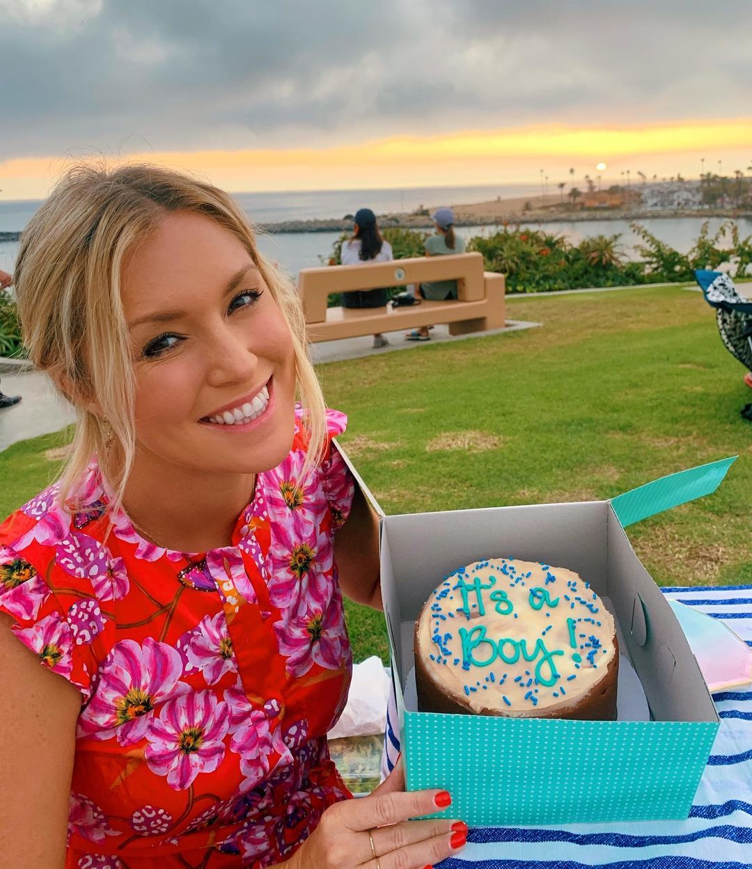 Its a boy gender reveal from a guest