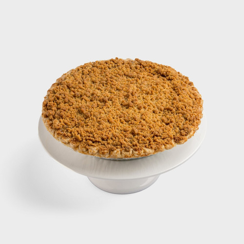 SusieCakes Apple Crumble Pie whole pie with brown sugar crumble topping is perfect for Christmas view 2