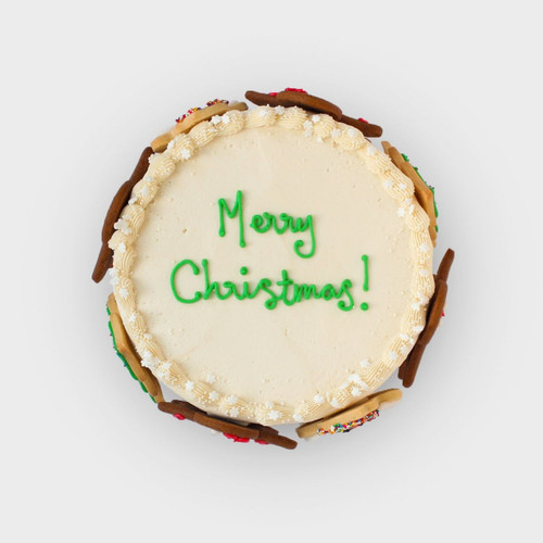 Holiday Cookie Decorated Cake View 2