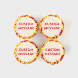 Custom Game Day Cupcake 4-box (Red & Yellow)