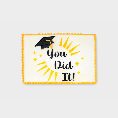 You Did It Graduation Sheet Cake View 2