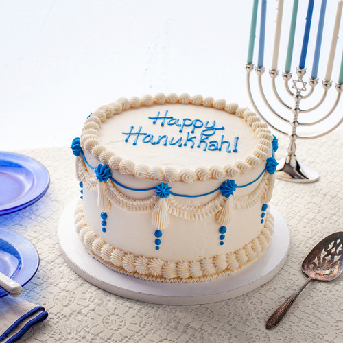 Hanukkah Vintage Cake view 3