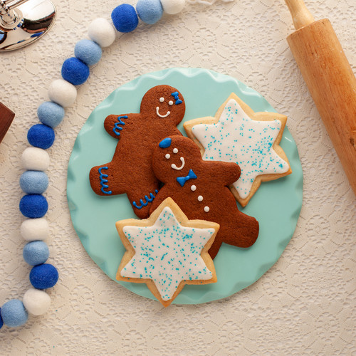 Hanukkah Frosted Sugar Cookie Platter View 2