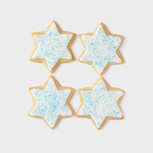 Hanukkah Star of David Frosted Sugar Cookie 4-box view 3