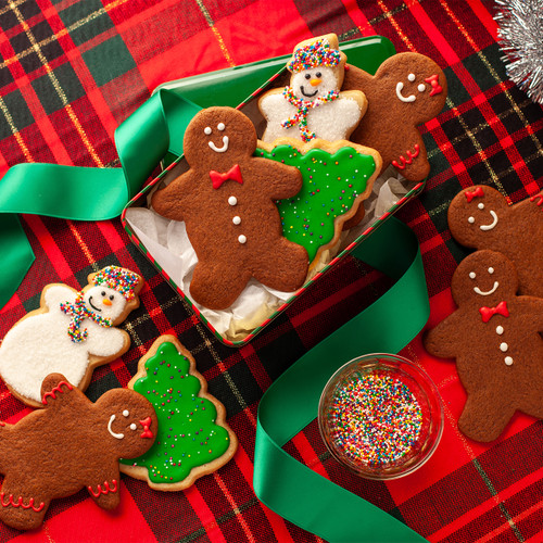 Holiday Frosted Sugar Cookie Platter view 4