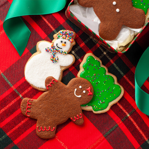 Holiday Frosted Sugar Cookie Platter View 2