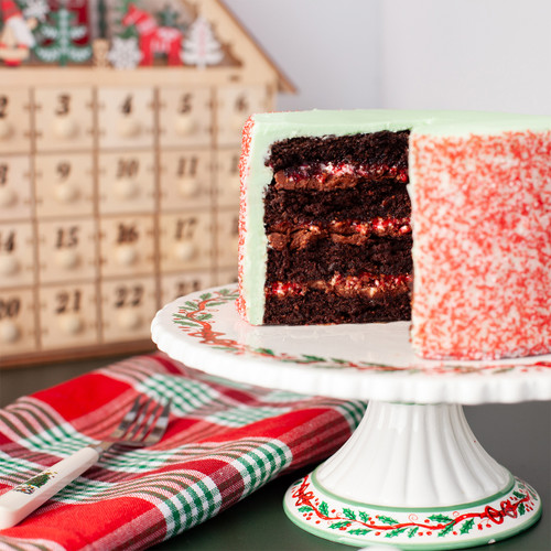 Chocolate Candy Cane Cake view 3