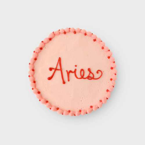 Aries Zodiac Cake