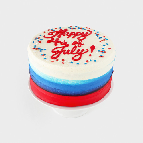 4th of July Ombre Cake