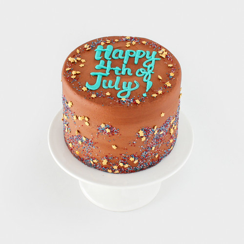 4th of July Patriotic Cake View 2