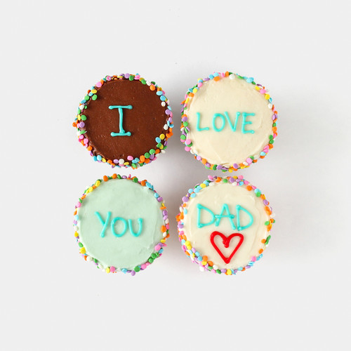 I Love You Dad Cupcake 4-box