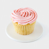SusieCakes x Summer Water Strawberry Rosé Cupcake