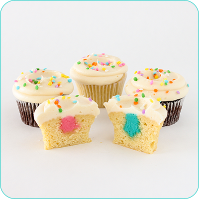 Gender Reveal Cupcake - Girl 