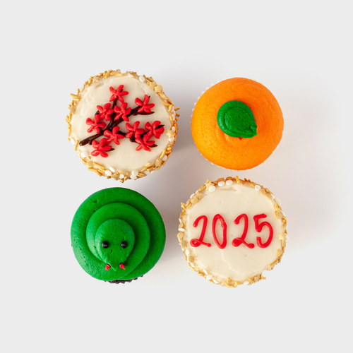 Year of the Snake Cupcake 4-Box