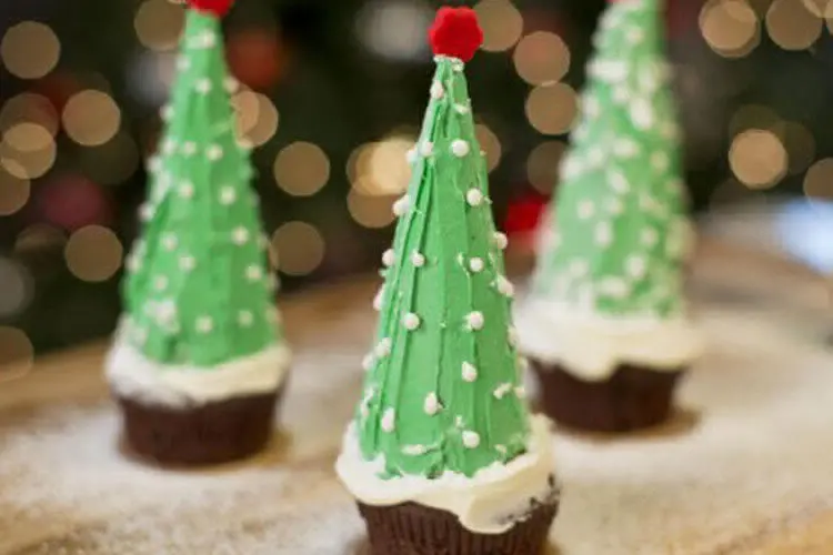 Christmas Tree Cupcakes recipe