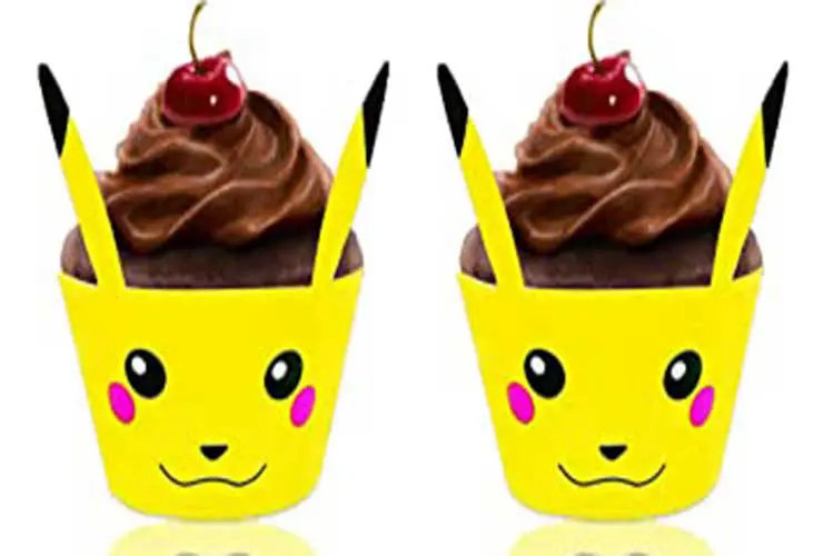 Cupcakes for kids, Pikachu